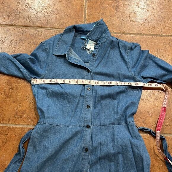 NWT Draper James Chambray Shirtdress - Picture 7 of 9